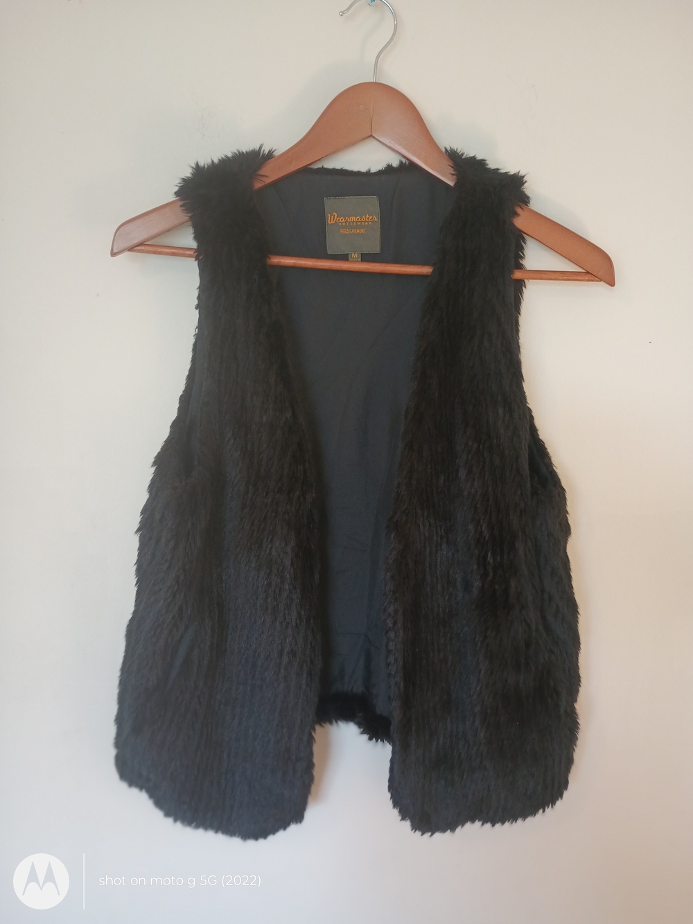 Wearmaster Outerwear Women's Black Faux Fur Vest Size M